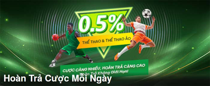 Khuyến mãi V9bet Hoàn trả cực khủng