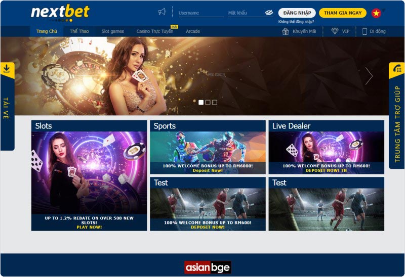 Website Nextbet thường xuyên tri ân khách hàng bằng tiền cược miễn phí