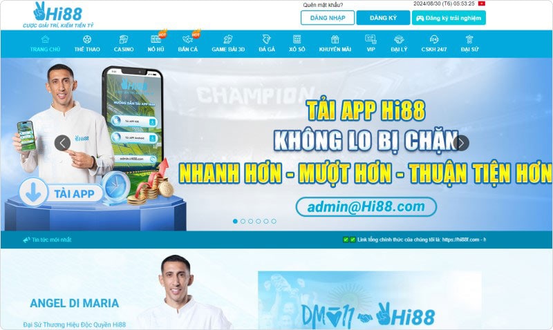 Website Hi88 với các khuyến mãi cho người chơi mới