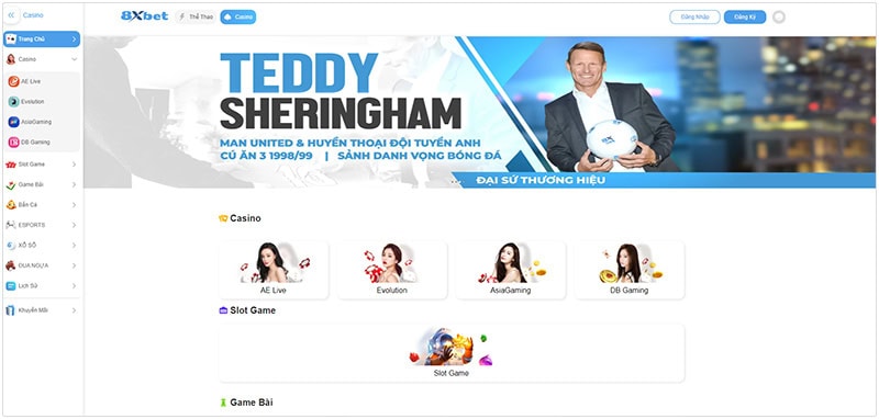 Lựa chọn casino 8XBet để cá cược tăng thêm sự kích thích